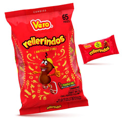 Vero Rellerindos tamarind-wrapped candies, fresh and convenient for on-the-go snacking.