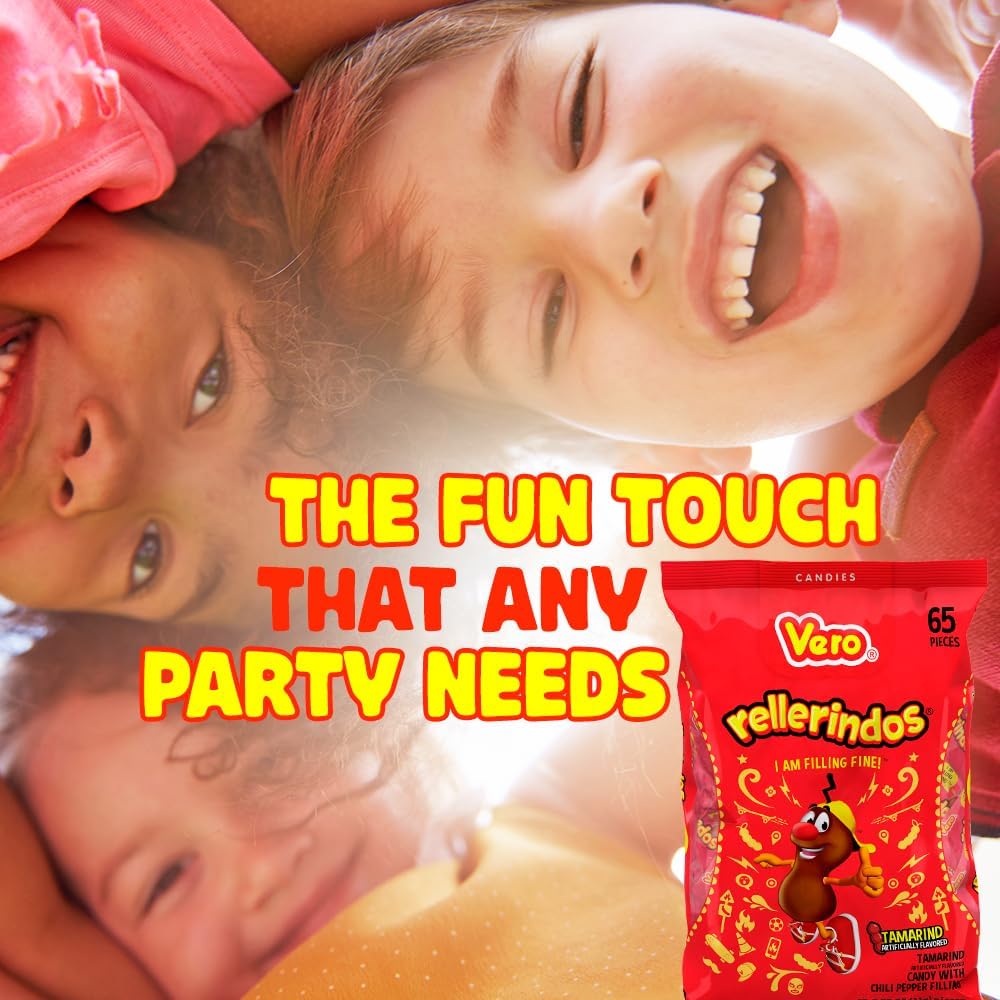 Vero Rellerindos traditional Mexican candy, authentic tamarind flavor experience.
