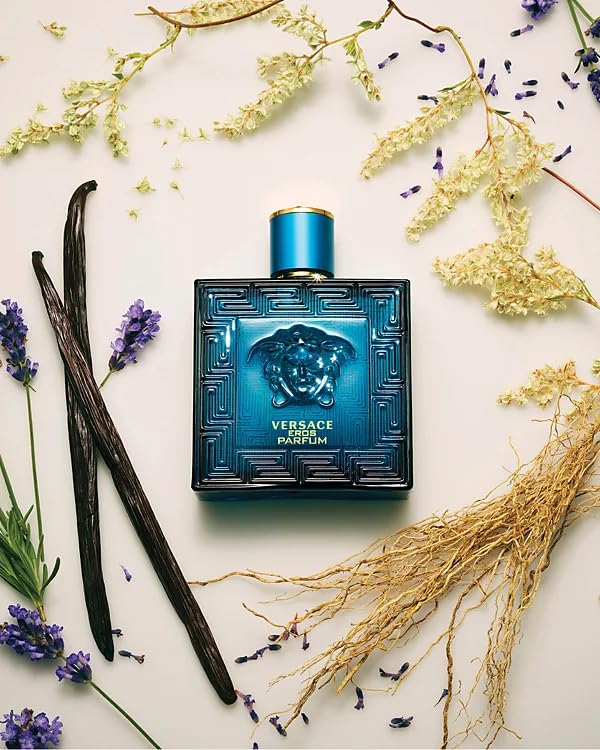 Versace Eros Parfum box packaging, ideal for gifting and unboxing.