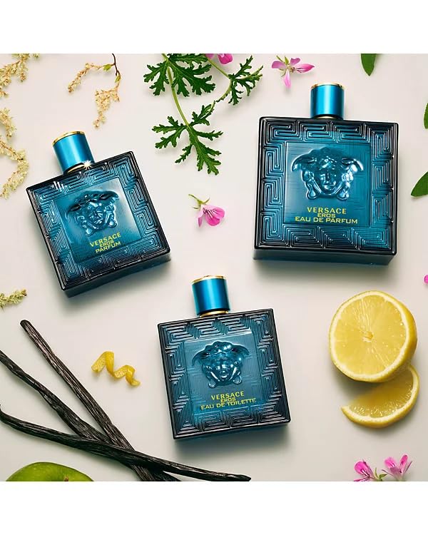 Gift-ready display idea featuring Versace Eros Parfum for special occasions.