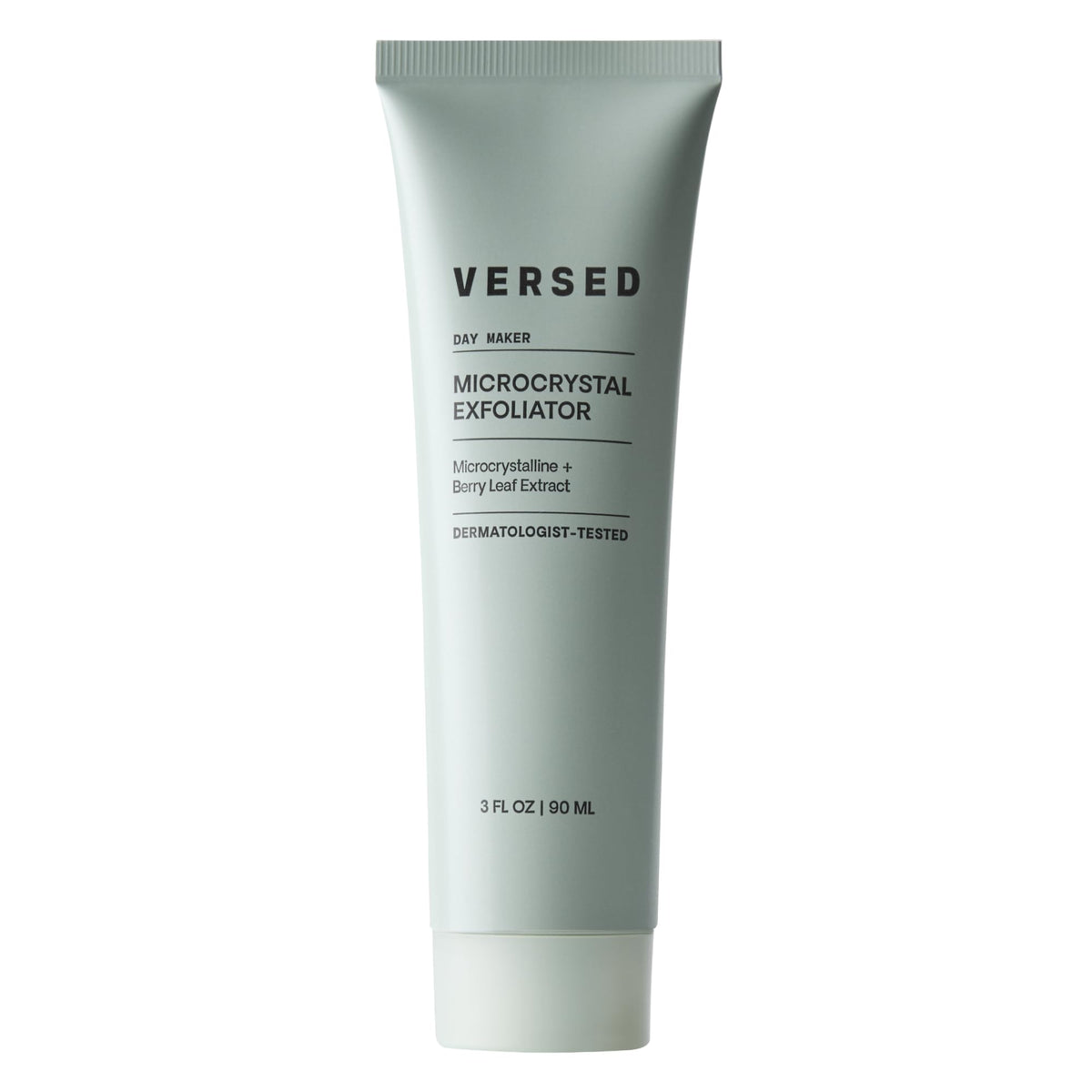 Versed Day Maker bottle close-up showing gentle exfoliation for clearer pores.