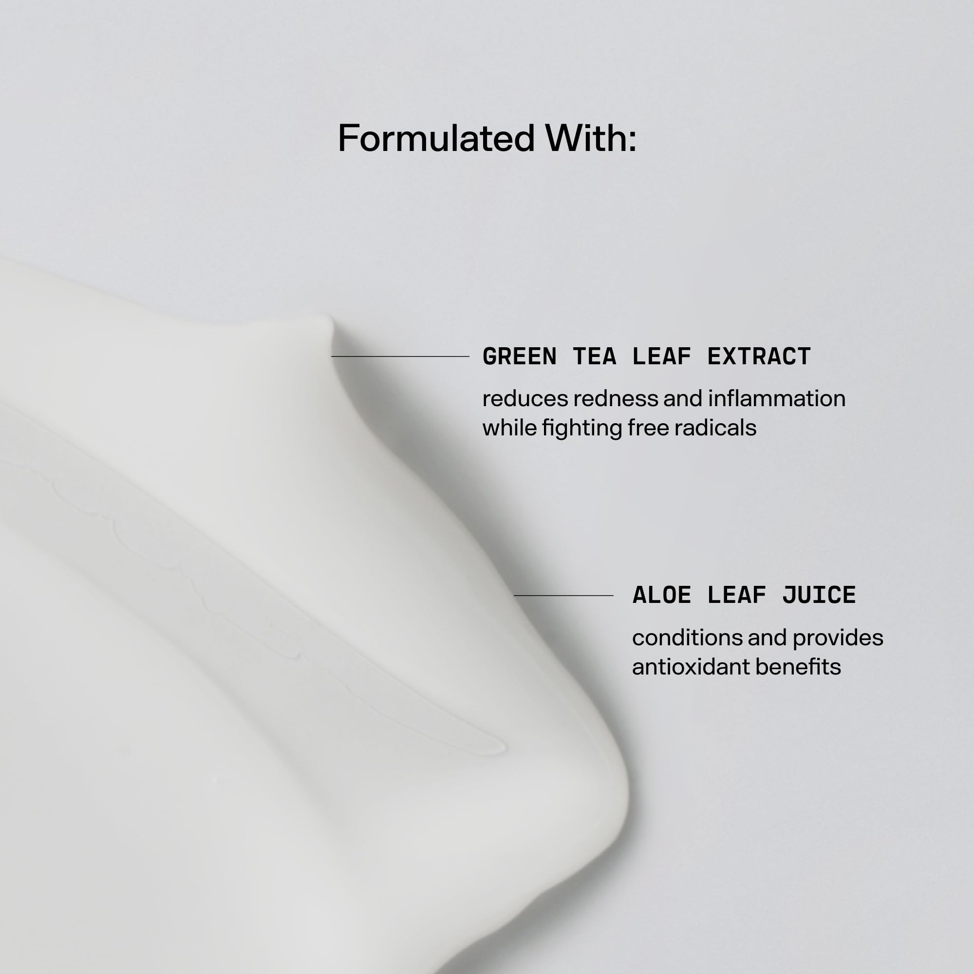 Versed Dew Point texture swatch reveals non-greasy finish.