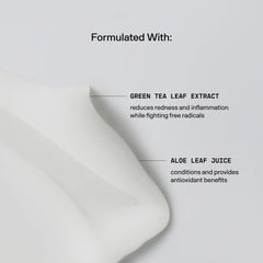 Versed Dew Point texture swatch reveals non-greasy finish.