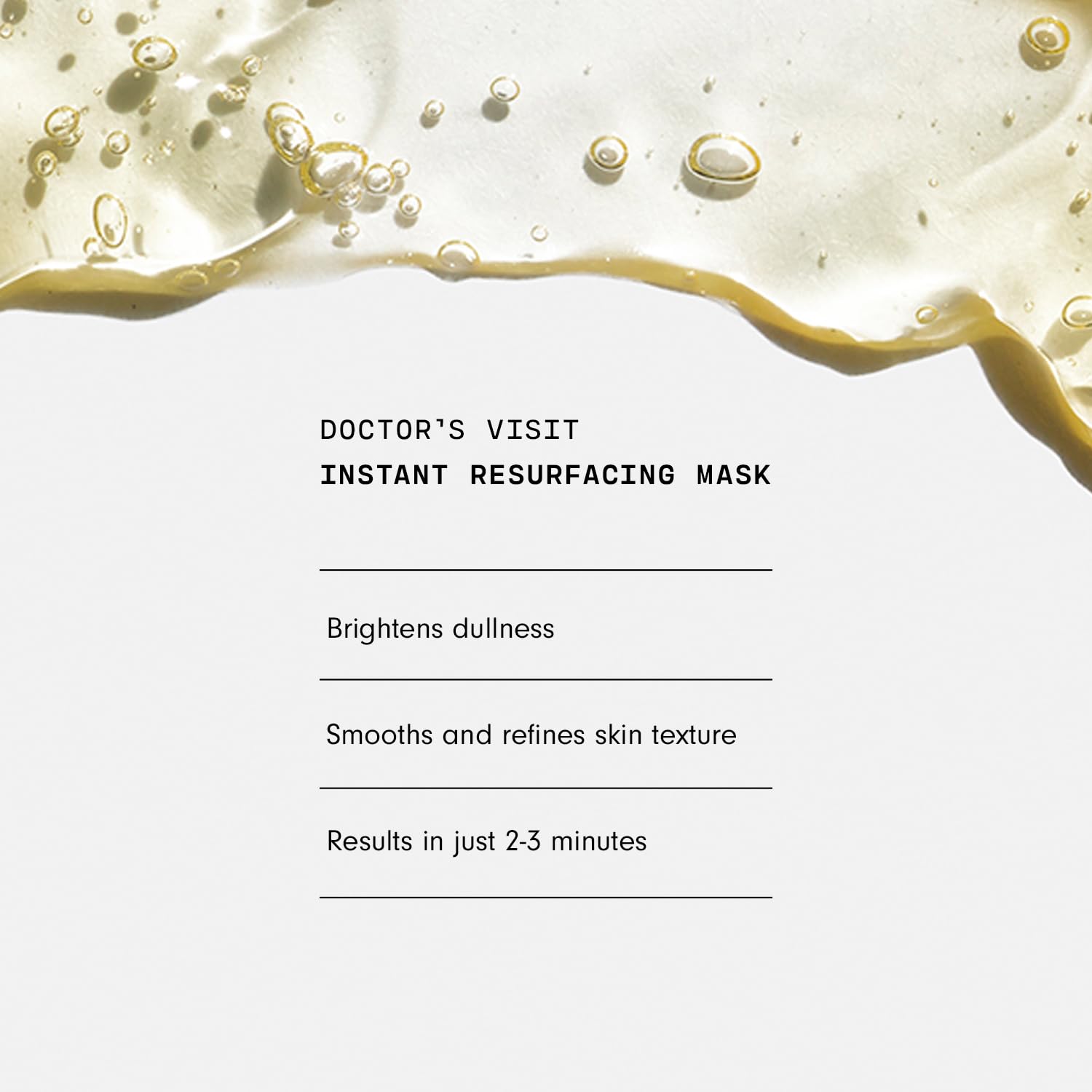 Versed Doctor’s Visit mask glow after use highlighting brighter skin.