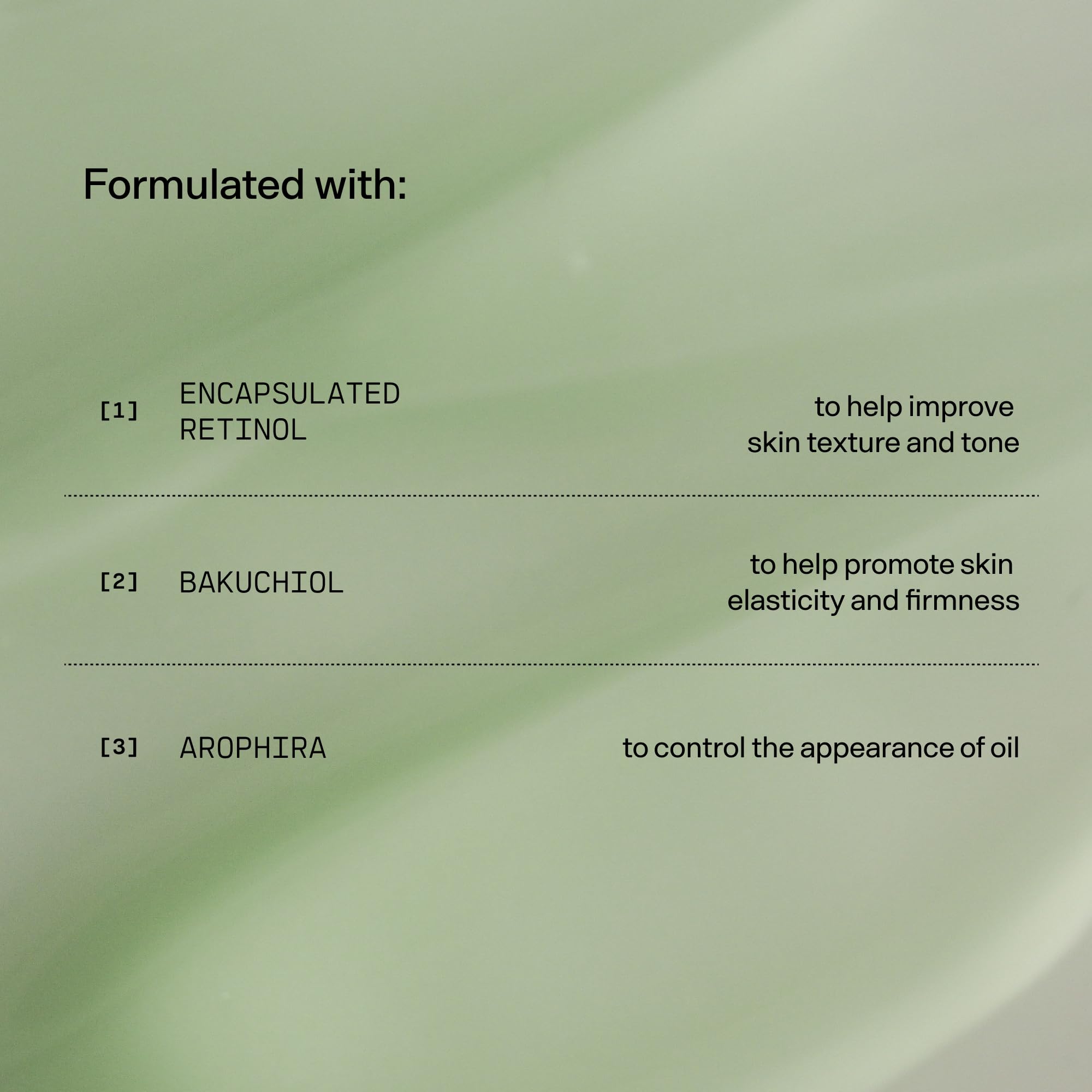 Versed Press Restart serum on skin shows fast absorption and soothing feel.