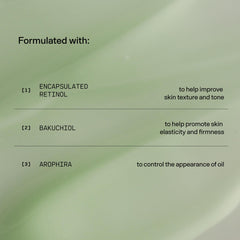 Versed Press Restart serum on skin shows fast absorption and soothing feel.