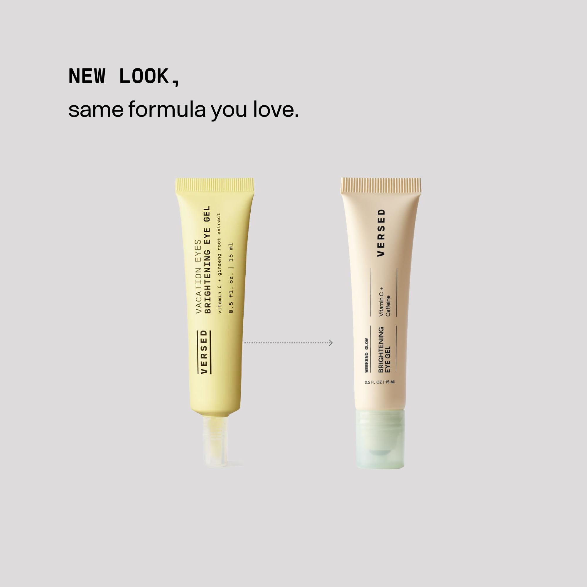 Versed Weekend Glow Eye Gel uses vitamin C to help brighten the under-eye area.