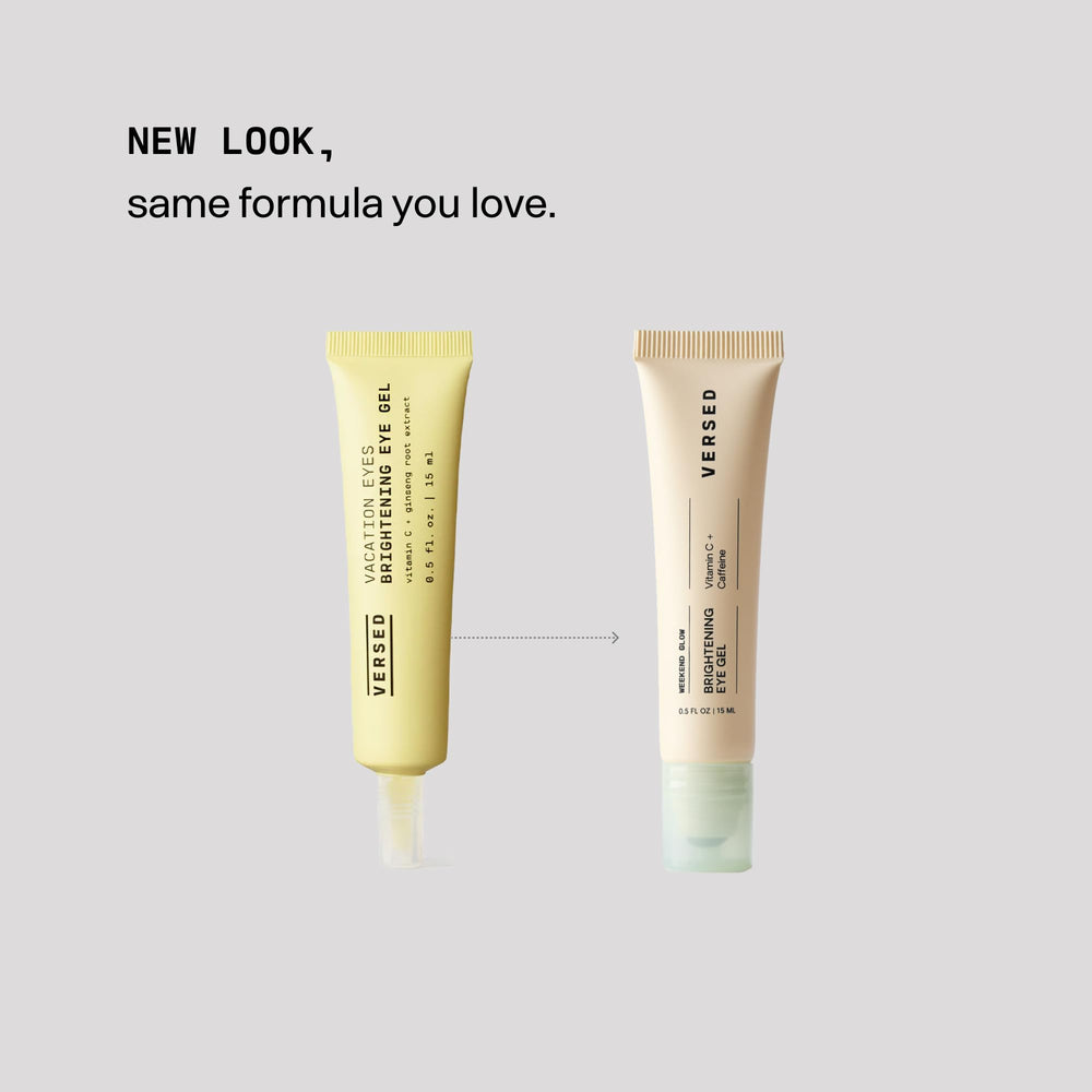Versed Weekend Glow Eye Gel uses vitamin C to help brighten the under-eye area.