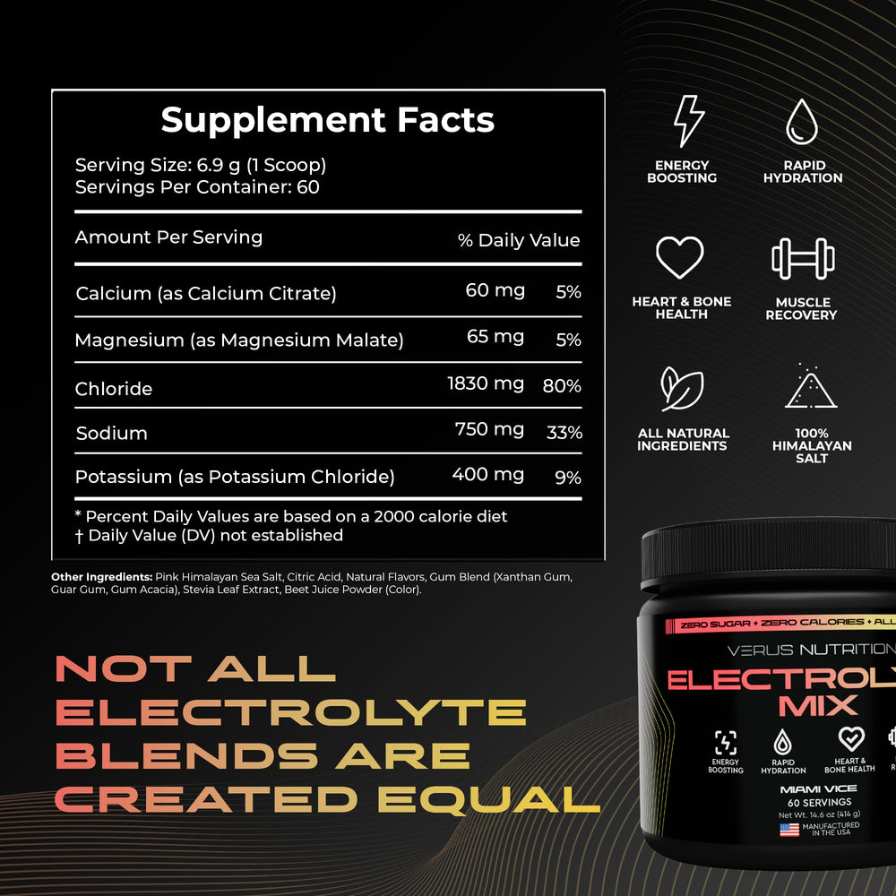 VERUS NUTRITION lemon-lime glass hydration captures crisp taste during cardio.