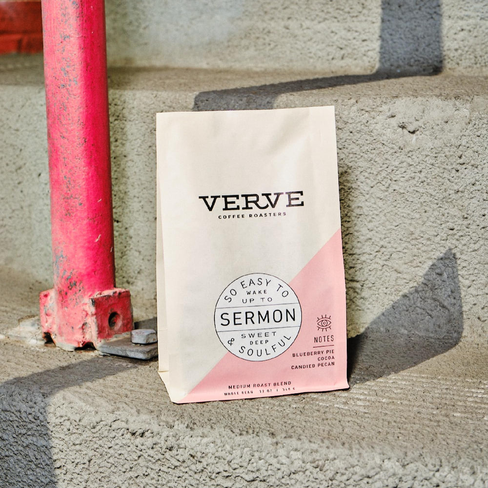 Verve Coffee Roasters Sermon Blend cocoa aroma enhances chocolatey notes