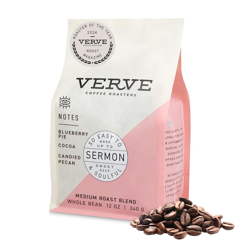 Verve Coffee Roasters Sermon Blend resealable pouch keeps freshness