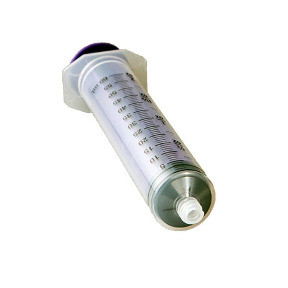Cap included on Vesco ENFIT syringe 60ML in blister pack