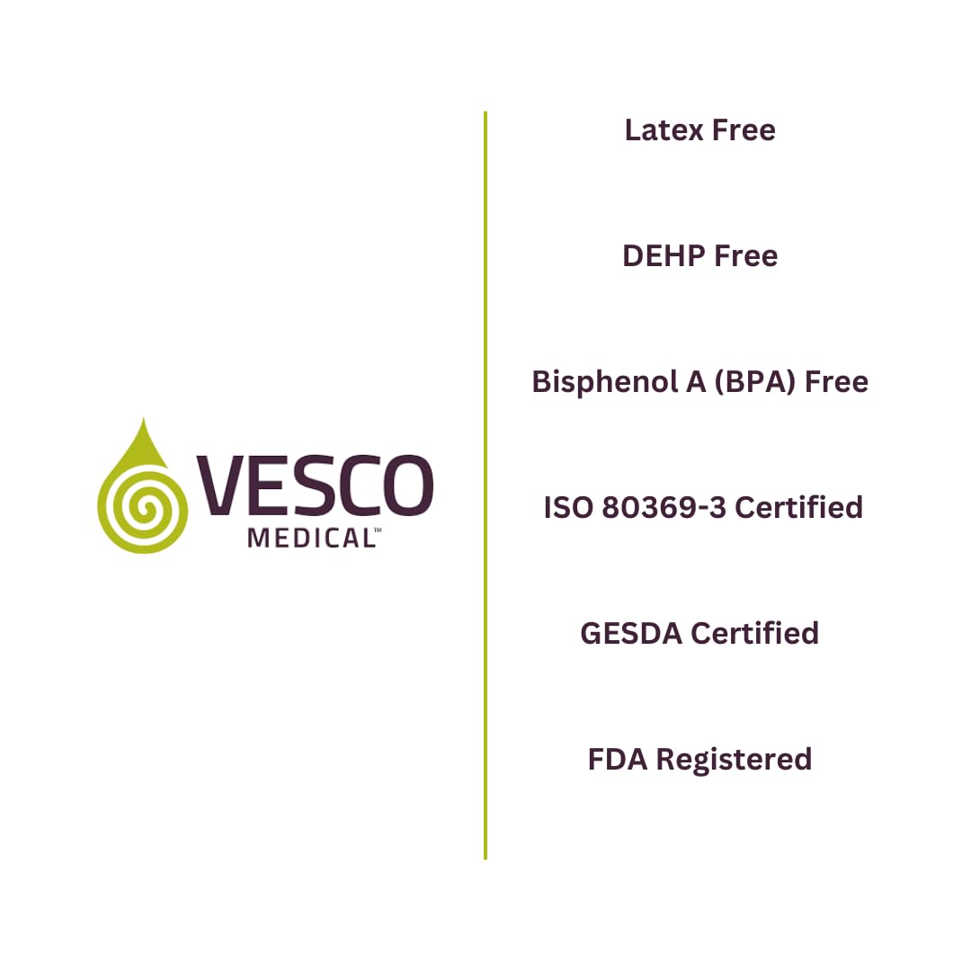 Durable Vesco ENFIT 60ML syringe body designed for daily use