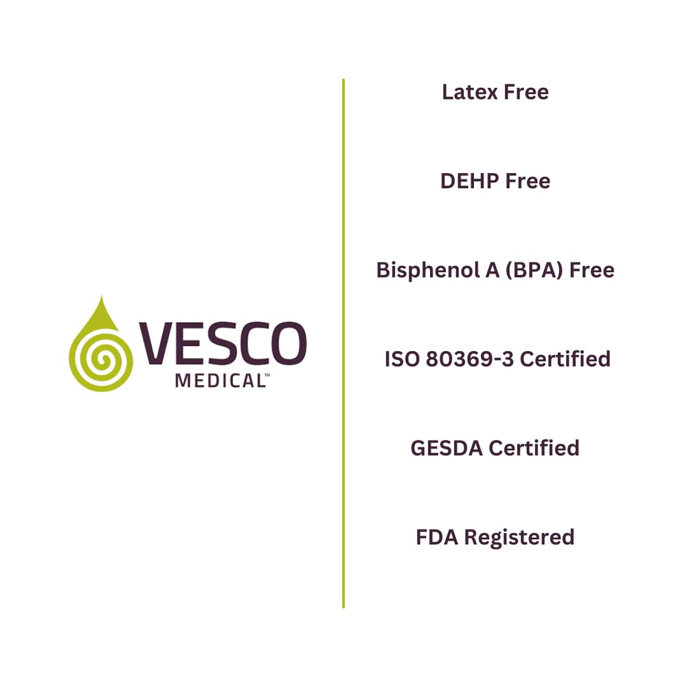 Durable Vesco ENFIT 60ML syringe body designed for daily use