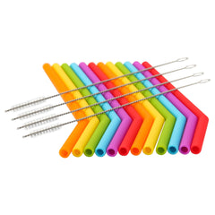 Veskaoty soft silicone straw in a 6-10 oz tumbler