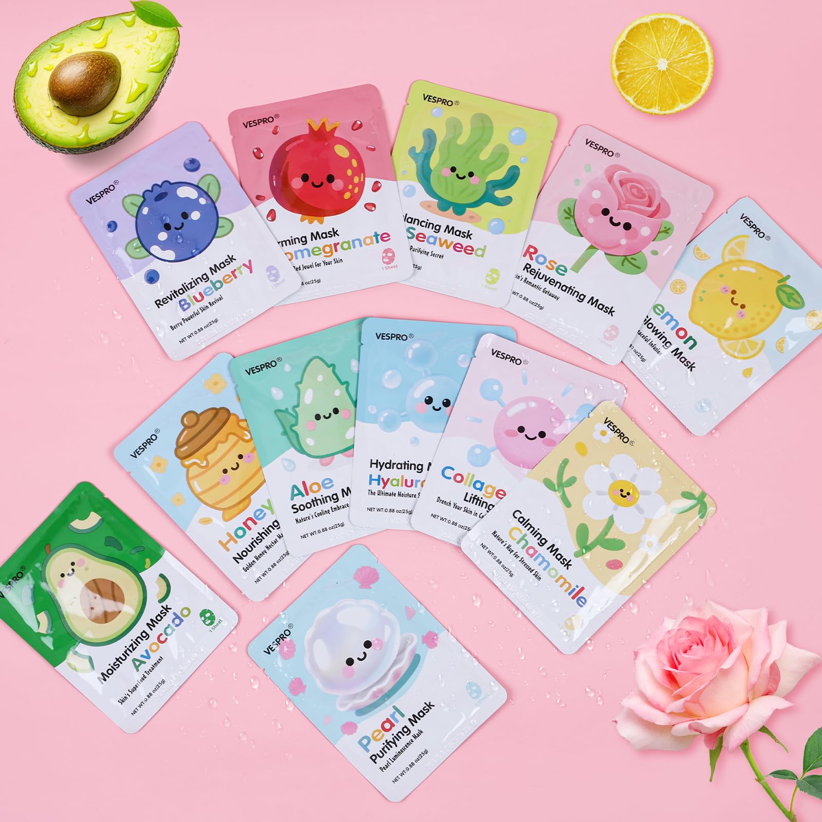 VESPRO avocado rich mask deeply nourishes and softens dry areas