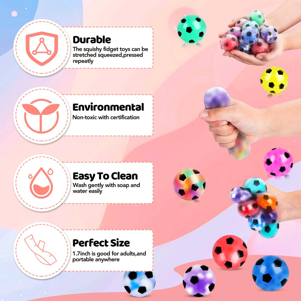 VESPRO hand-exercise squeeze balls strengthen fingers and improve dexterity.