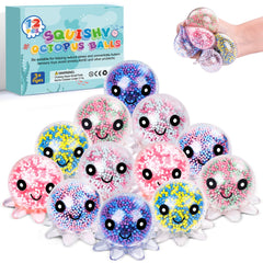 VESPRO octopus stress ball blue for focused tactile relief at work