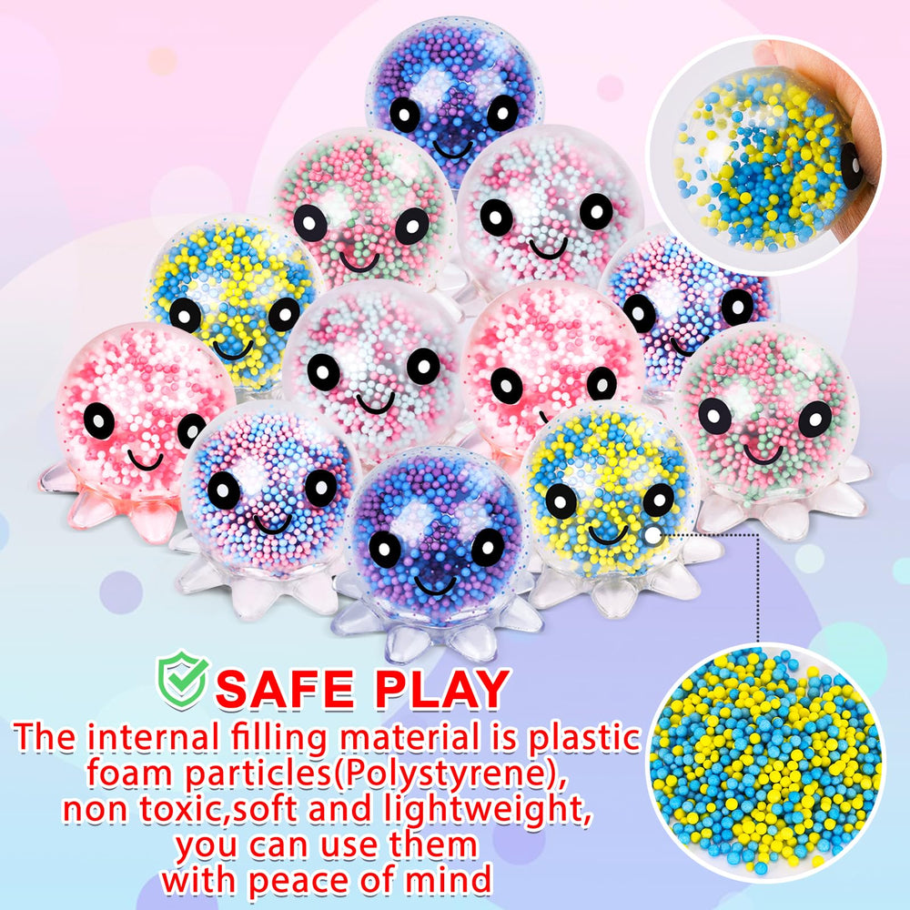 VESPRO octopus stress ball pink provides quick calm during tasks