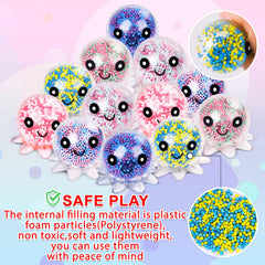 VESPRO octopus stress ball pink provides quick calm during tasks