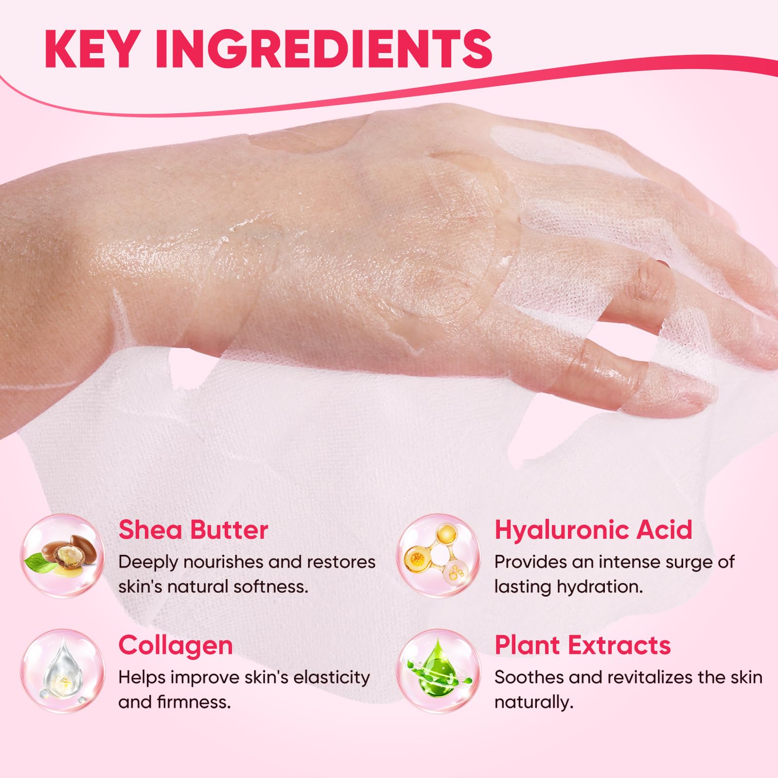 VESPRO pomegranate glow mask with antioxidants for brighter complexion