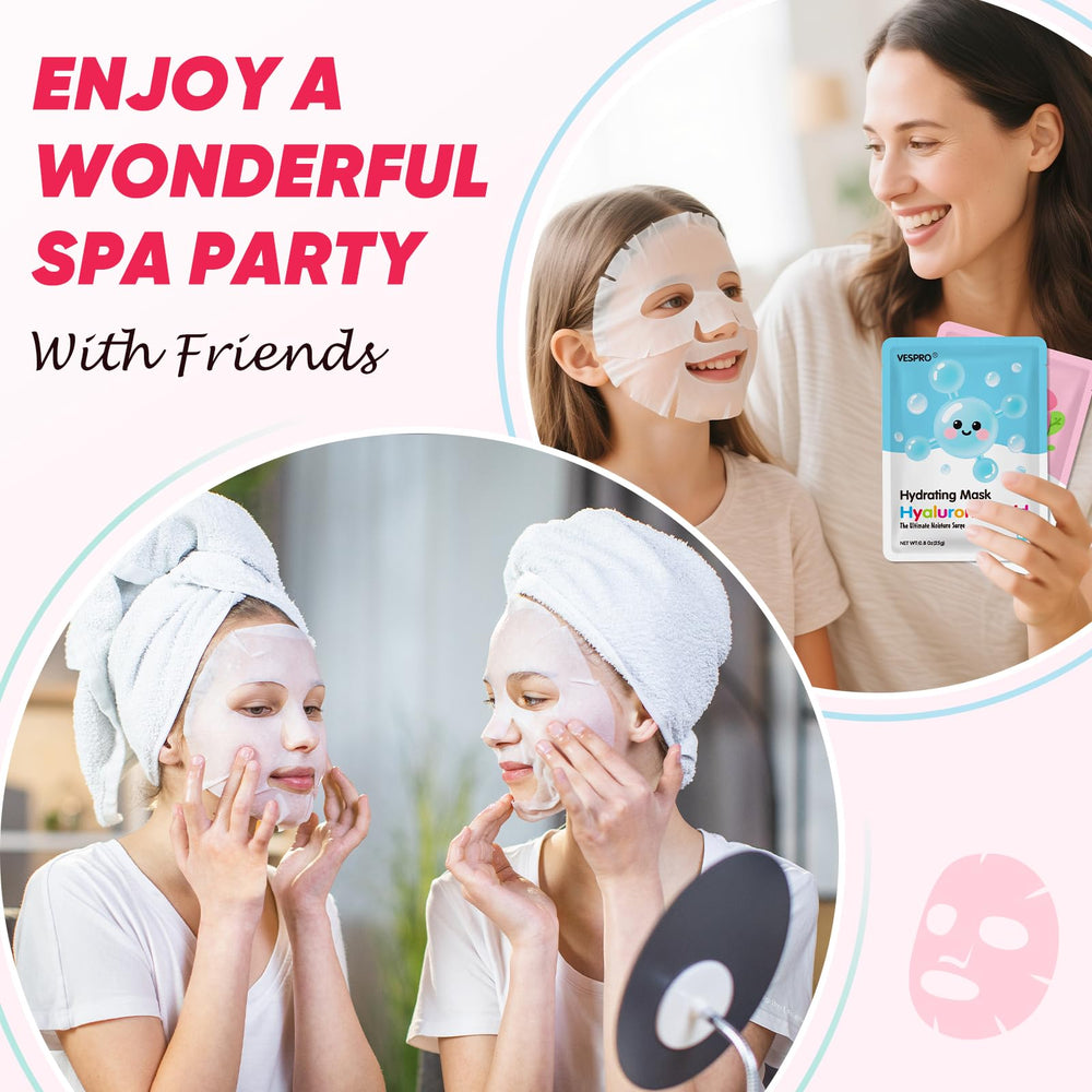 VESPRO rose softening mask to soothe and hydrate tired skin