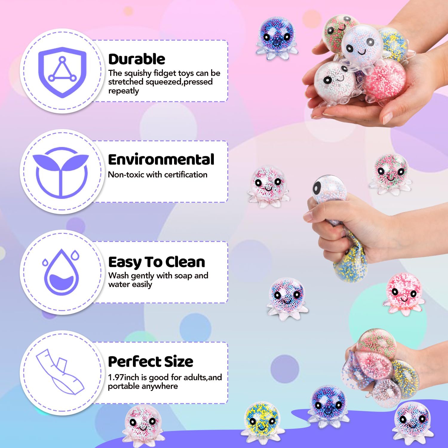VESPRO travel-friendly stress ball ideal for desks and commutes