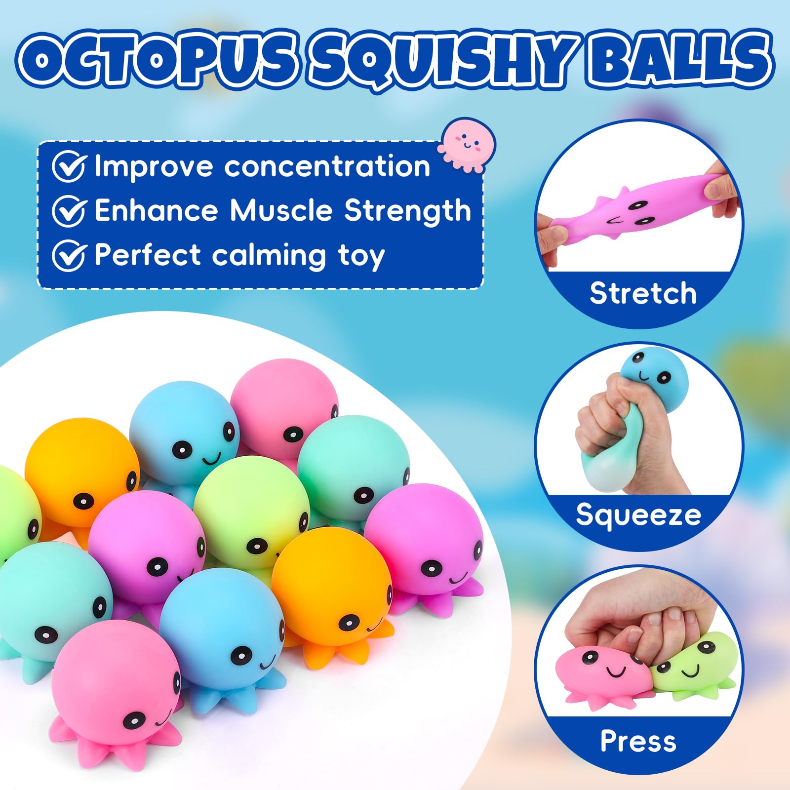 VESPRO travel-friendly stress ball pocket-sized focus aid.