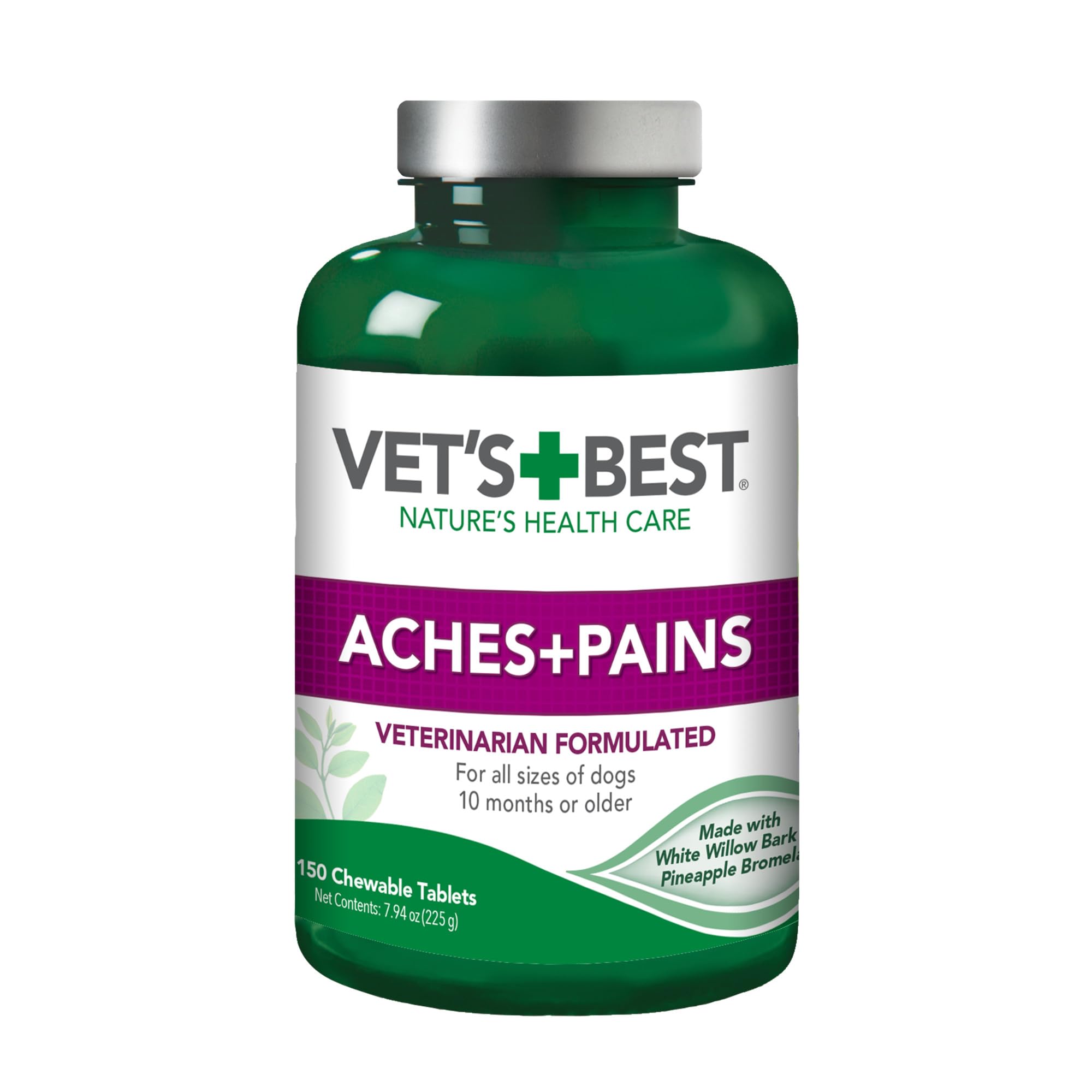 Vet’s Best Aches and Pains pineapple-flavor chewables support joint comfort for dogs.