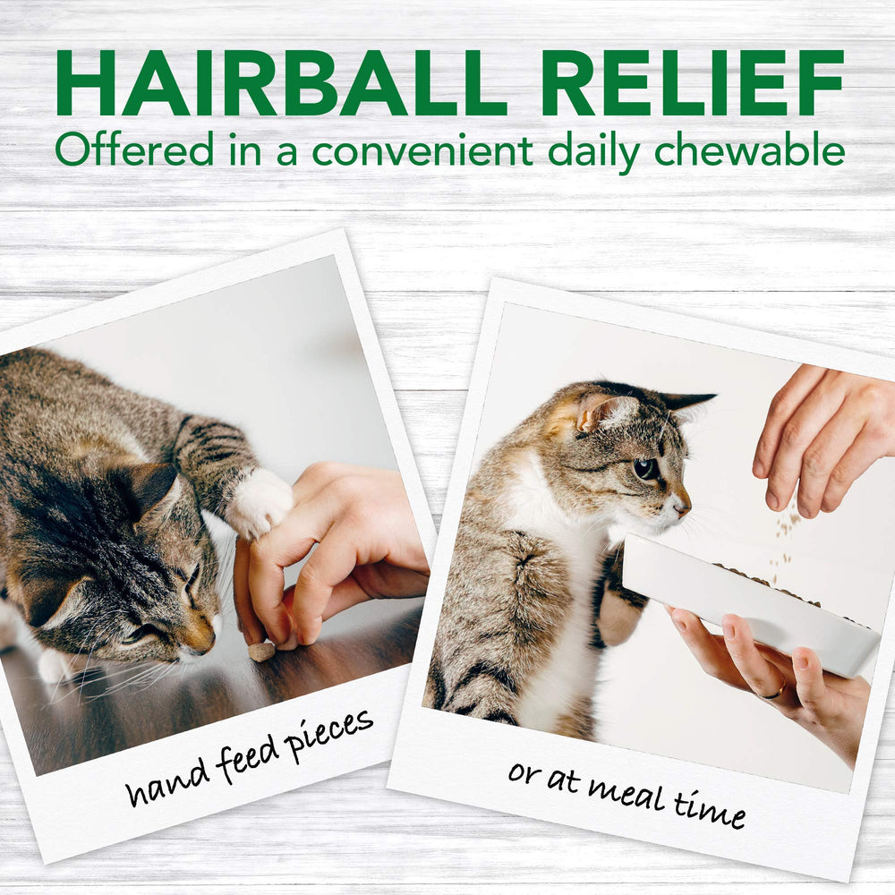 Vet's Best Cat Hairball Relief features psyllium seed for smoother transit