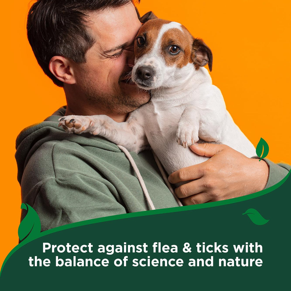 Vet's Best made-in-USA label emphasizes plant-based, trusted pest protection for pets.