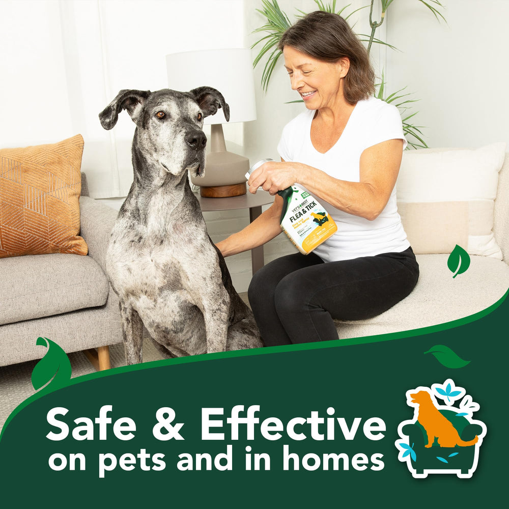 Vet's Best plant-based formula emphasizes essential oils for natural protection.