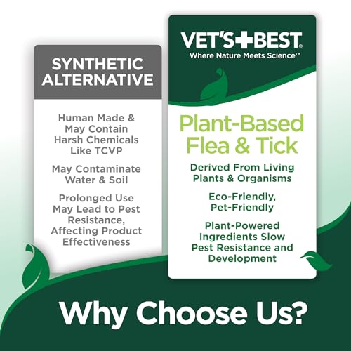 Vet's Best ready-to-use hose attachment shows easy application around yards and kennels.