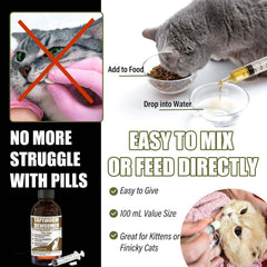VetaSure liquid dewormer with dosing syringe for stress-free administration