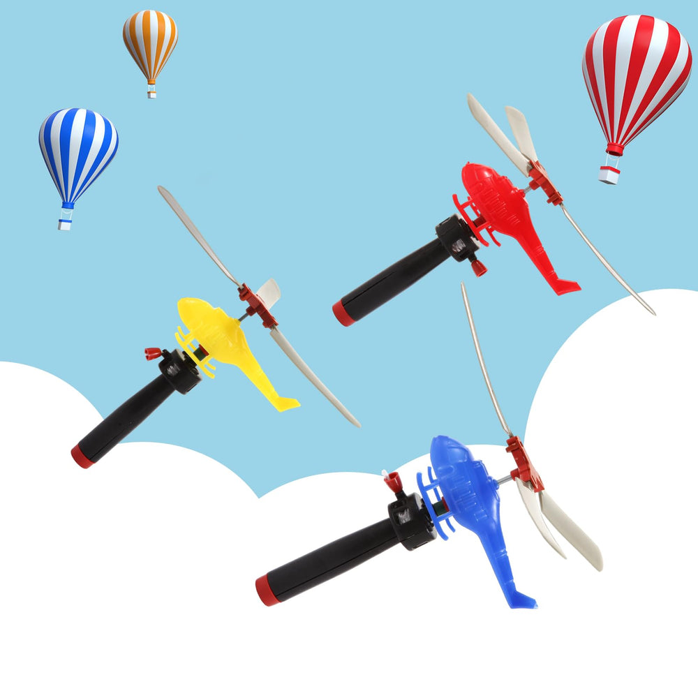Versatile use: indoor pockets and outdoor adventures with VETE helicopters.