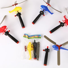 Kids enjoying outdoor play with VETE helicopter toys for active fun.