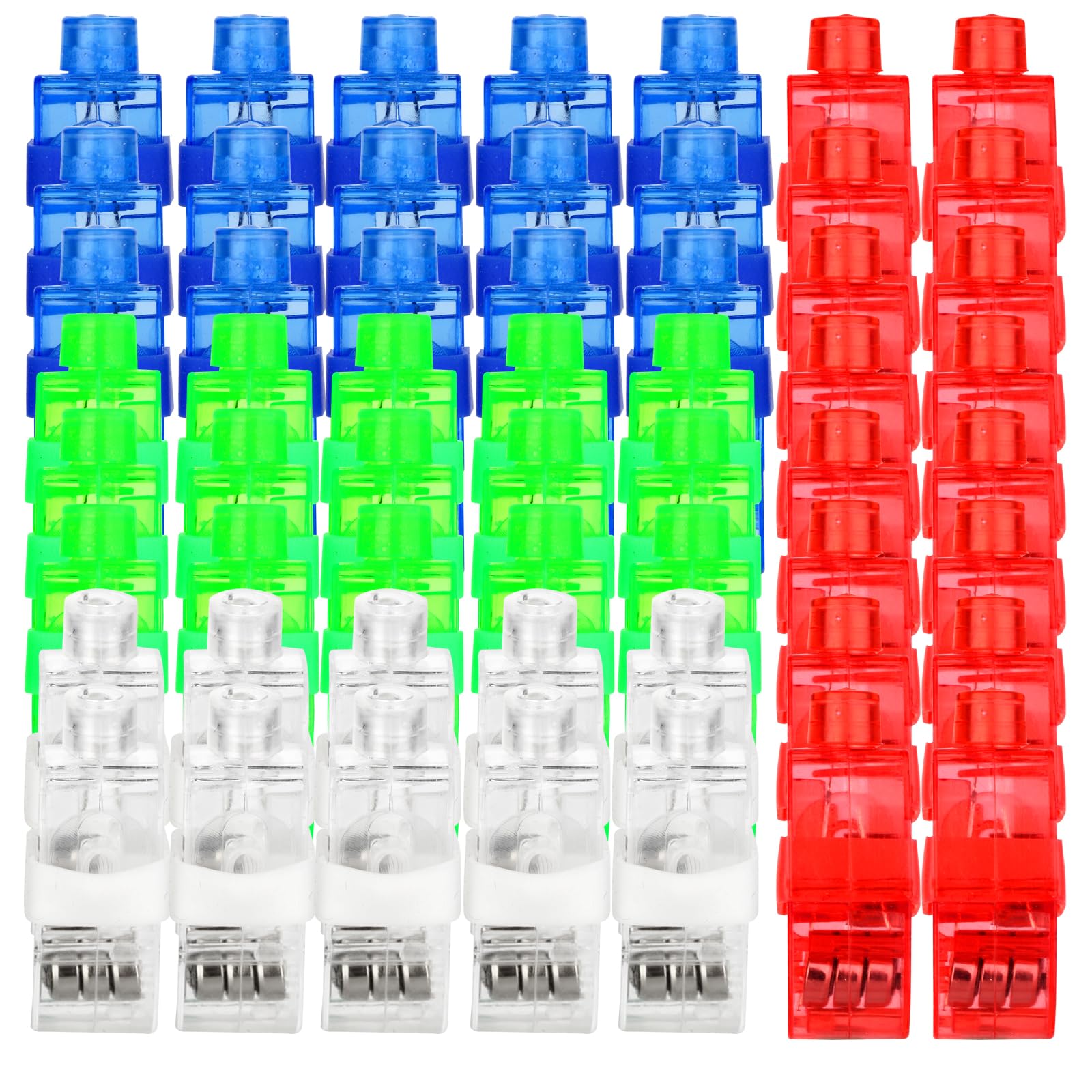VETE finger lights pack of 60 LED flashlights for kids’ glow parties.