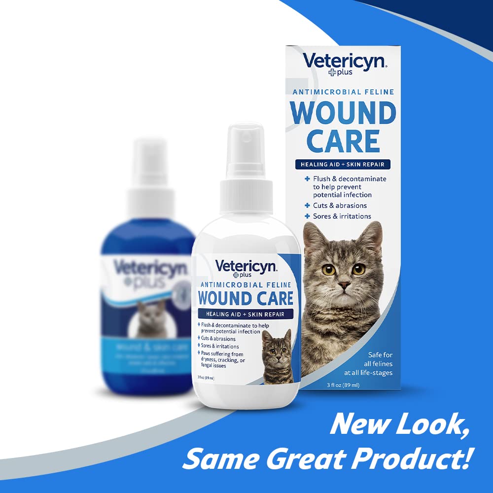 Vetericyn Plus Cat Wound Care shows cat skin irritation care in everyday routine.