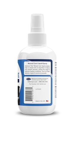 Dog with irritated skin treated with Vetericyn Plus for soothing relief.