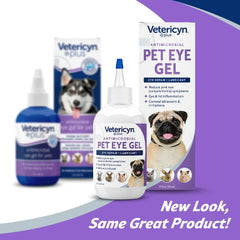 Vetericyn Plus Eye Gel being applied to a pet's eye
