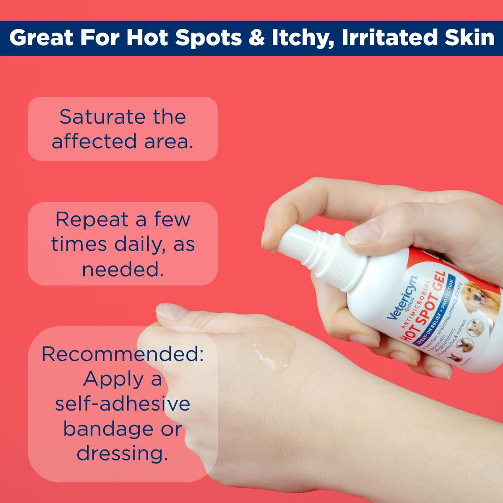 Format pratique de 3 oz du Gel Vetericyn Plus, idéal pour la pharmacie domestique