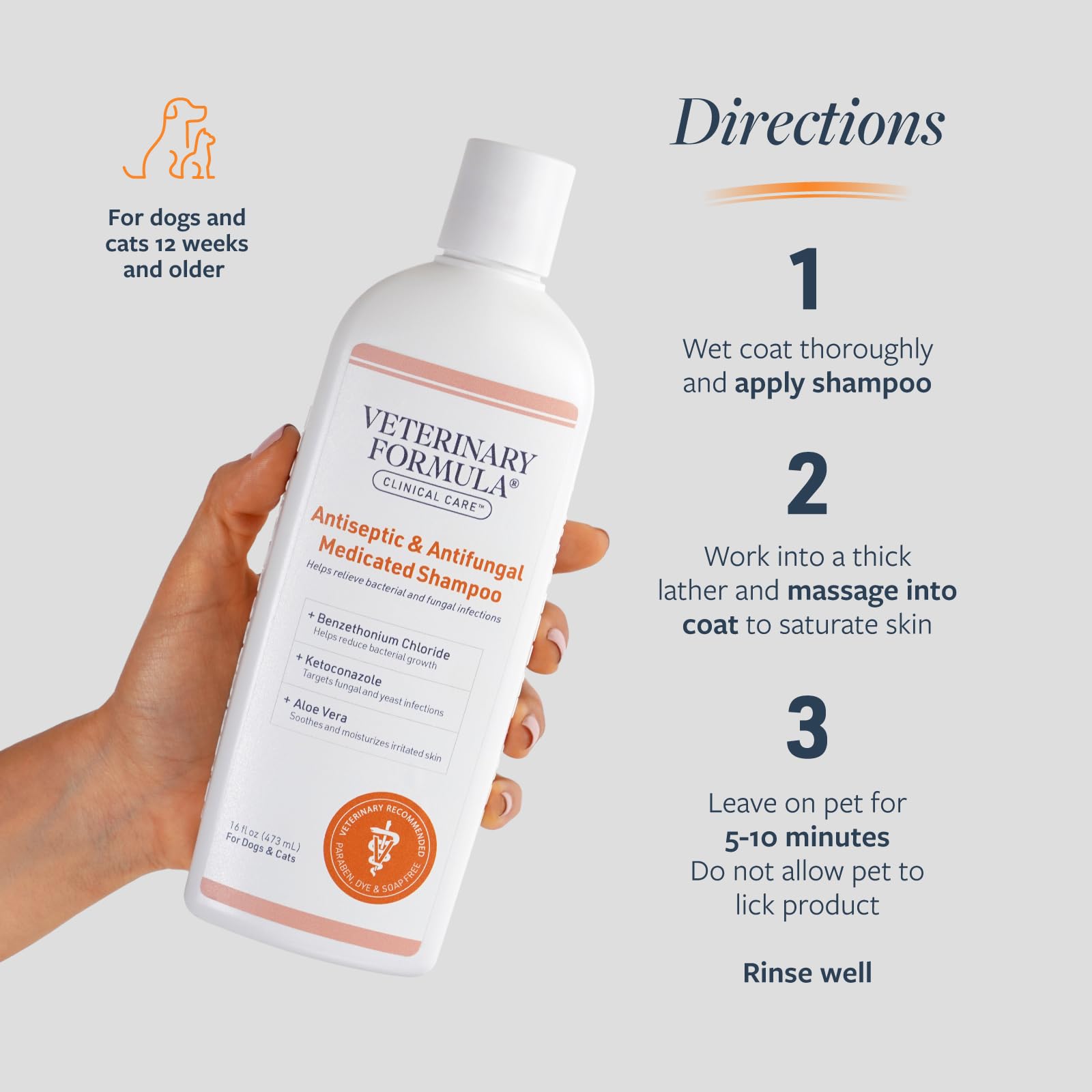 Veterinary Formula Clinical Care 2-pack packaging with product information.