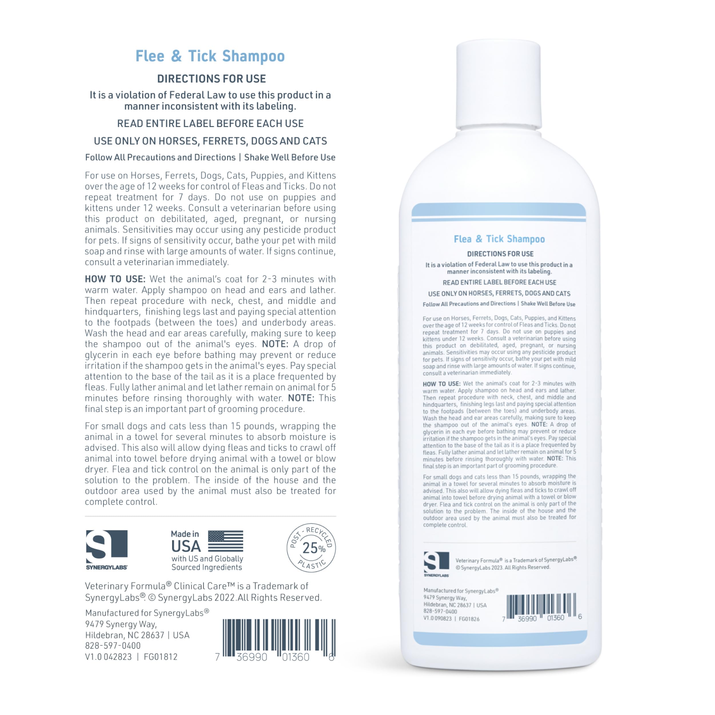 Veterinary Formula pyrethrum-active-ingredient image showcases natural flea and tick control on contact