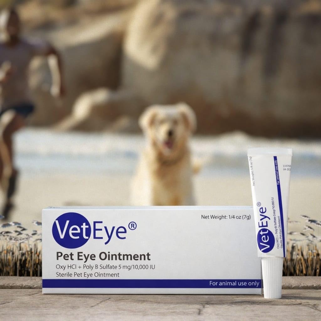VetEye sheep-eye-care aids small ruminant eye health care.
