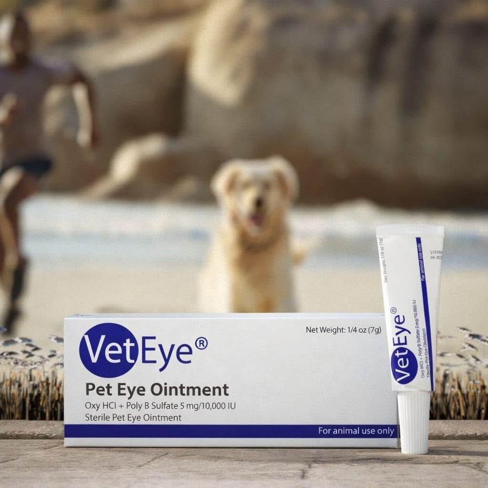 VetEye sheep-eye-care aids small ruminant eye health care.