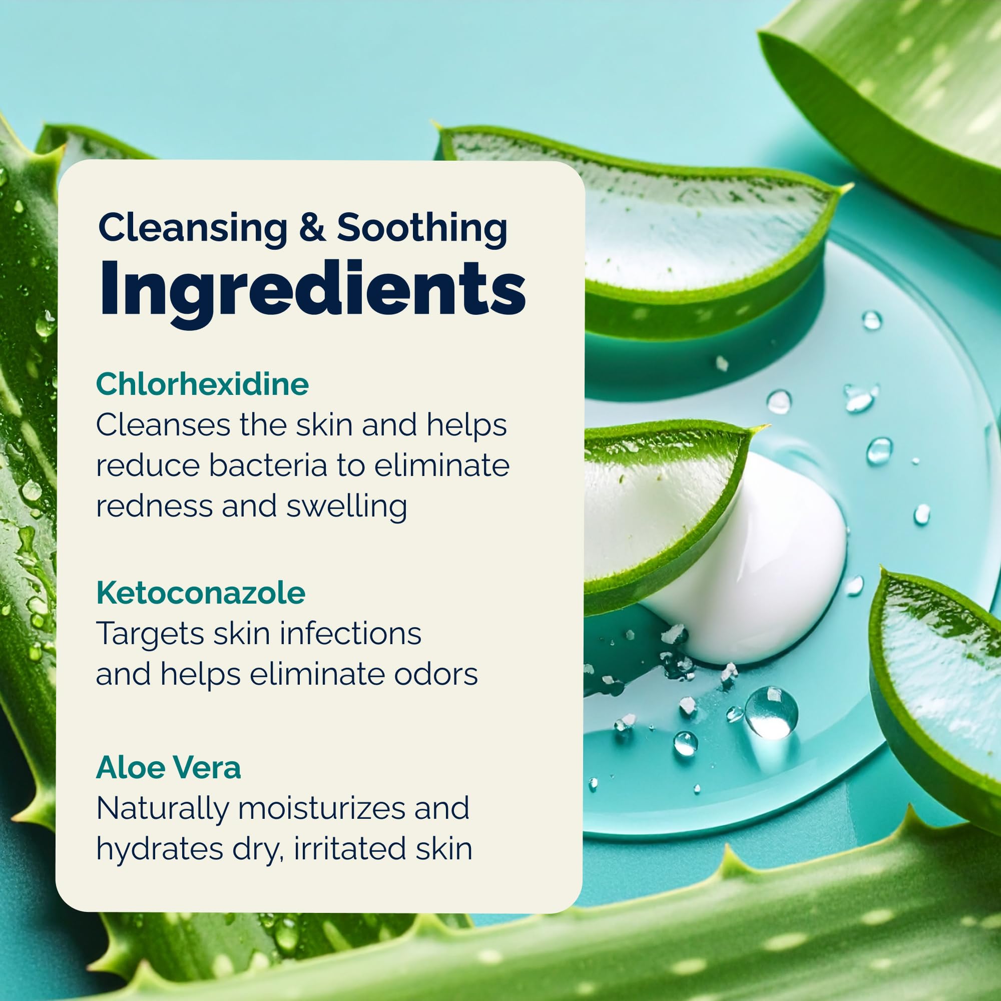For yeasty areas and moisture-prone folds with DermaBliss chlorhexidine spray.