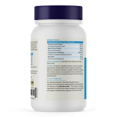 Glandex on a dog’s dish demonstrating easy topping use.