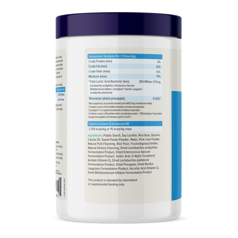 Vetnique Glandex probiotic blend with prebiotics and digestive enzymes for dogs.