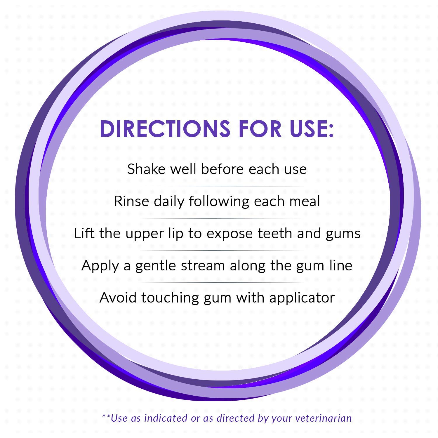 Vetoquinol Dentahex nozzle detail emphasizes controlled spray for targeted dental hygiene.