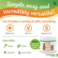 Vetoquinol Pill Wrap pocket formation close-up highlighting pill pockets for any size.
